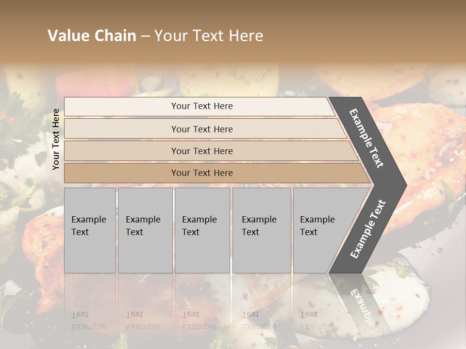 Grill Chop Portion PowerPoint Template