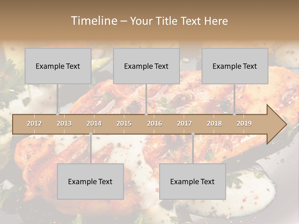 Grill Chop Portion PowerPoint Template