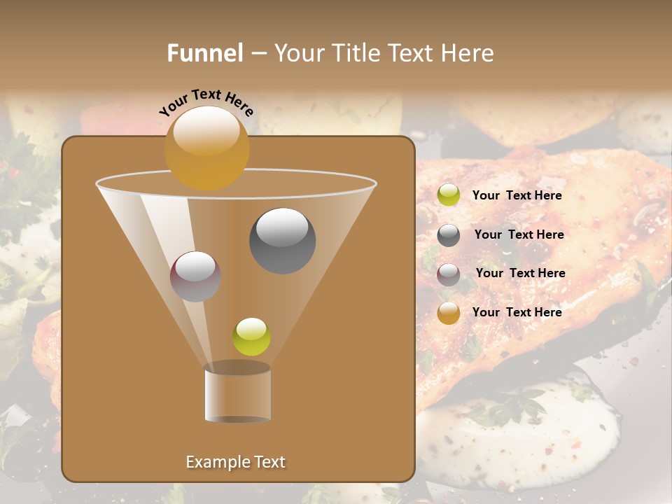 Grill Chop Portion PowerPoint Template