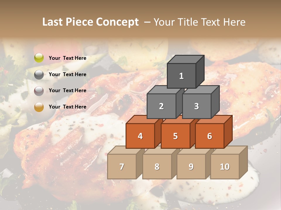 Grill Chop Portion PowerPoint Template