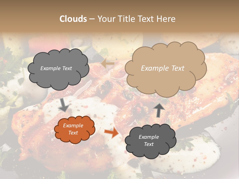 Grill Chop Portion PowerPoint Template