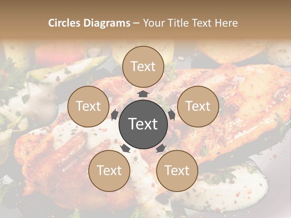 Grill Chop Portion PowerPoint Template