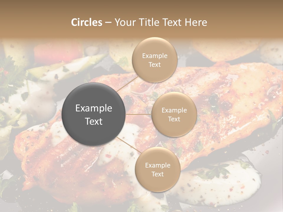 Grill Chop Portion PowerPoint Template