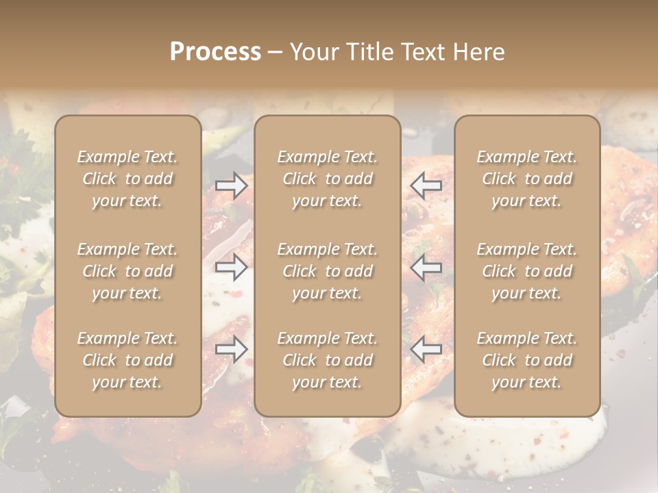 Grill Chop Portion PowerPoint Template