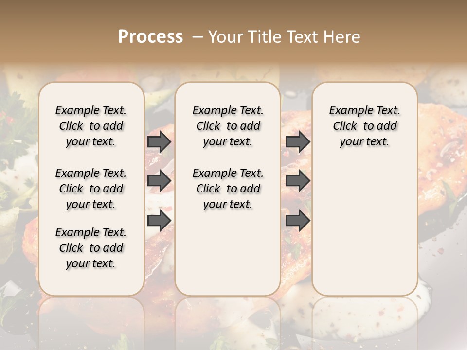 Grill Chop Portion PowerPoint Template