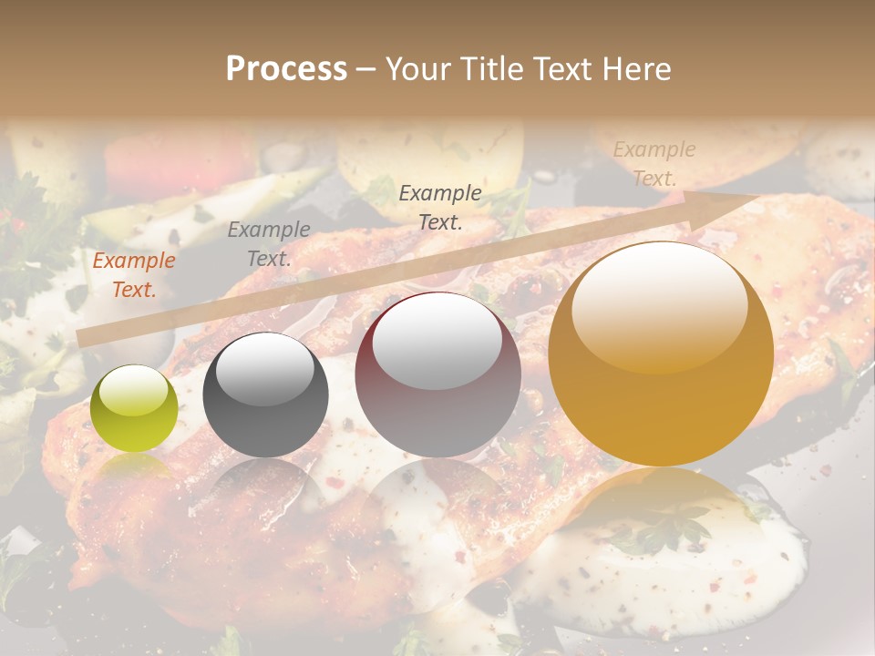 Grill Chop Portion PowerPoint Template