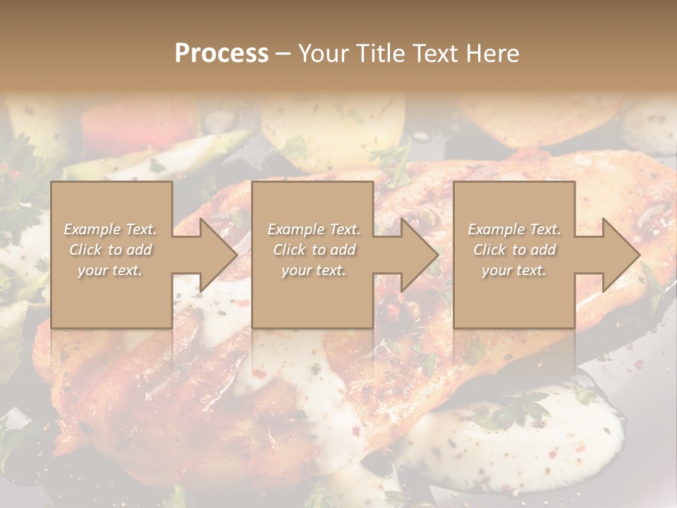 Grill Chop Portion PowerPoint Template