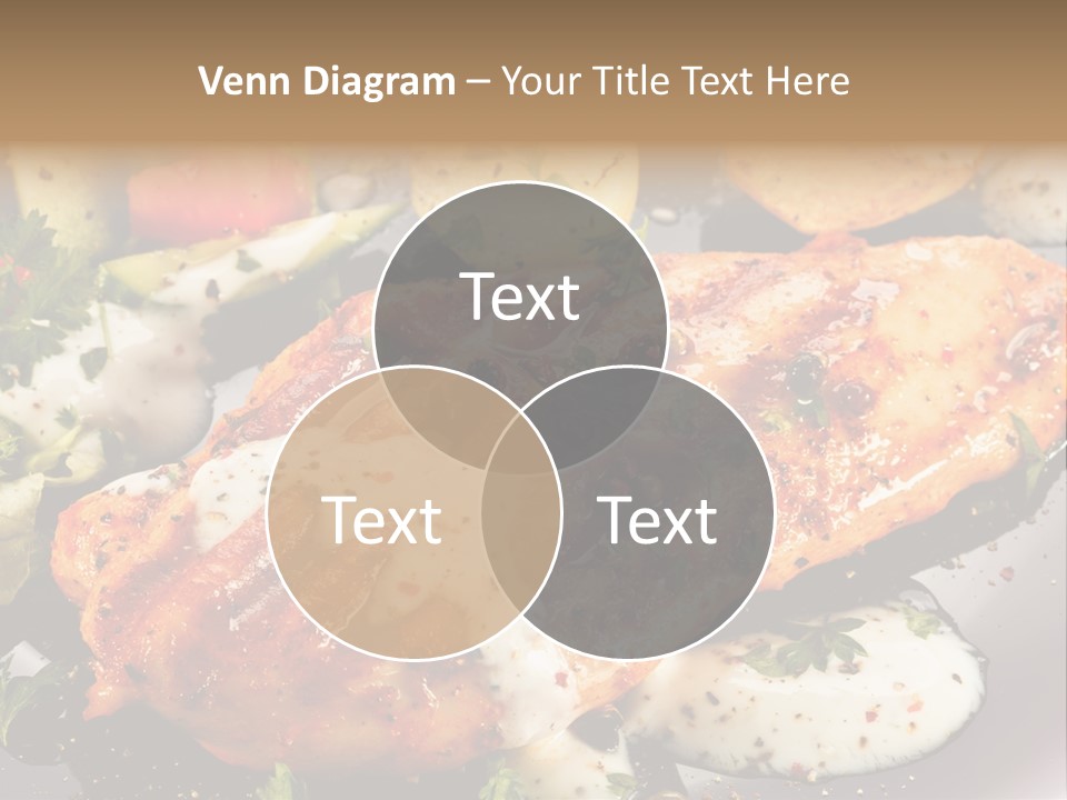Grill Chop Portion PowerPoint Template