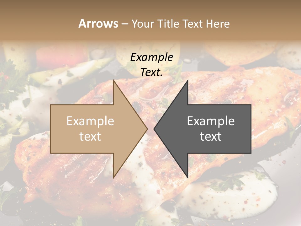 Grill Chop Portion PowerPoint Template
