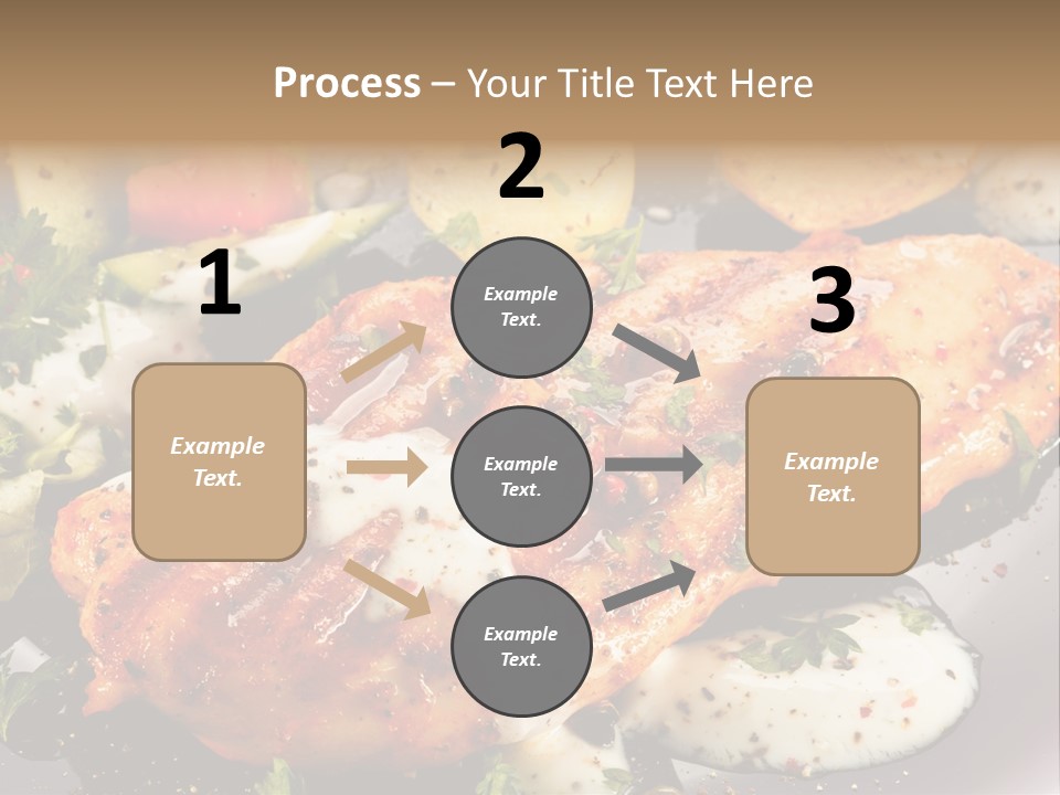 Grill Chop Portion PowerPoint Template