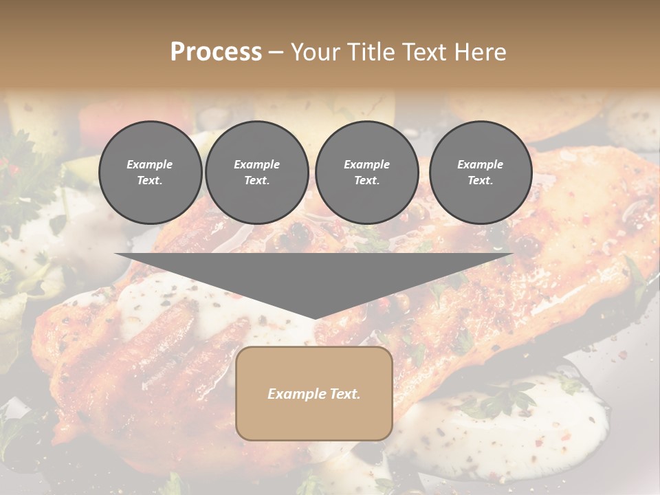 Grill Chop Portion PowerPoint Template