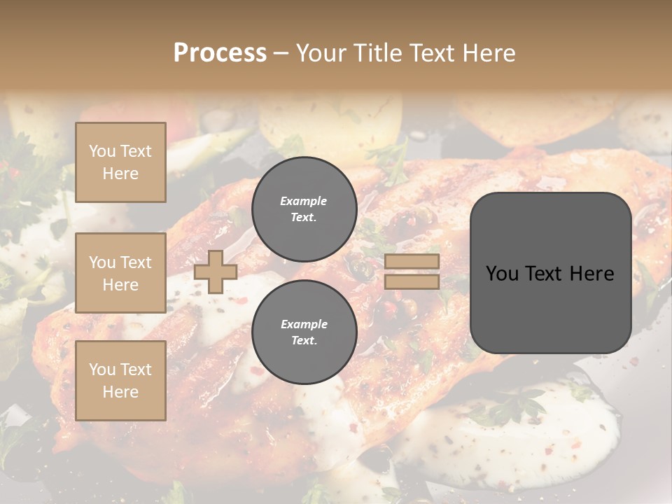 Grill Chop Portion PowerPoint Template