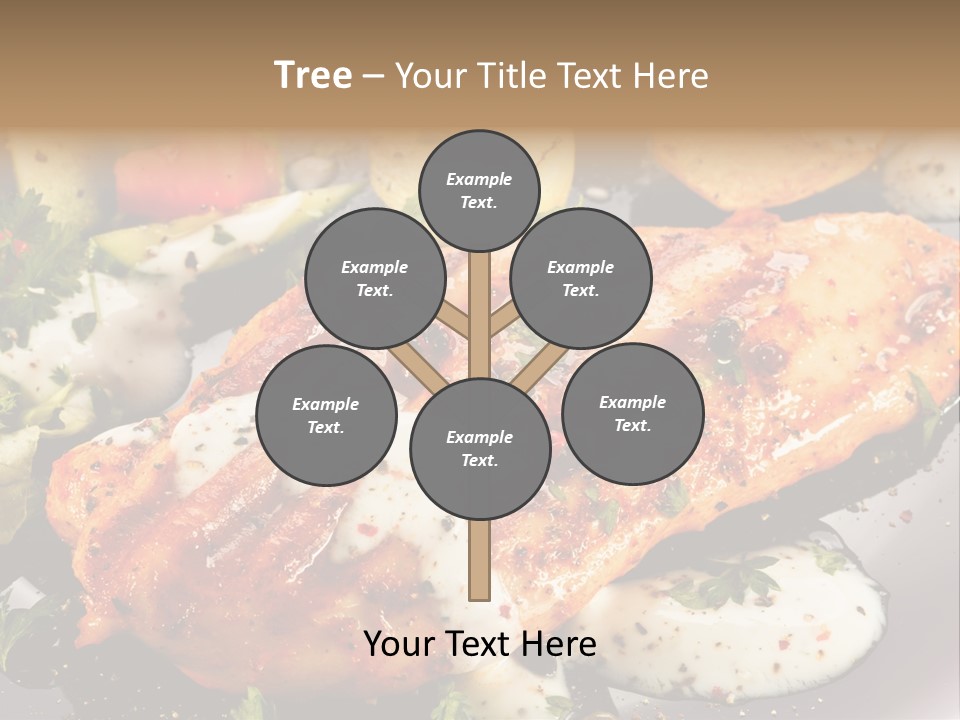 Grill Chop Portion PowerPoint Template