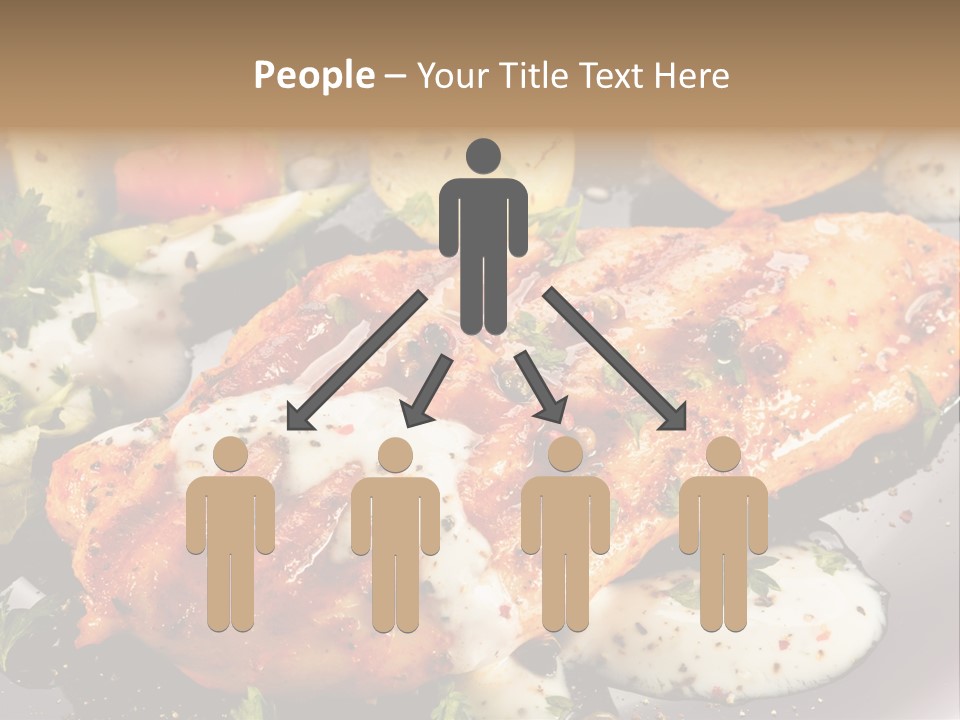 Grill Chop Portion PowerPoint Template