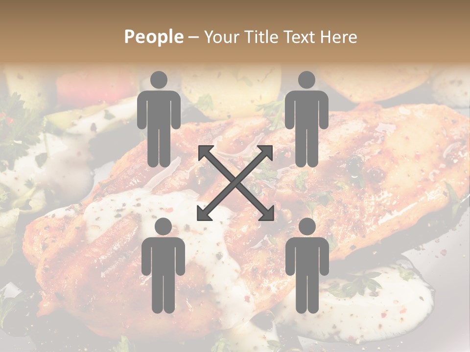 Grill Chop Portion PowerPoint Template