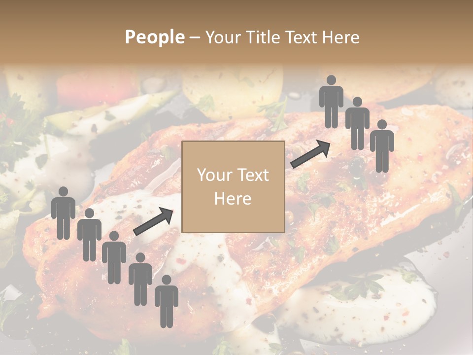 Grill Chop Portion PowerPoint Template