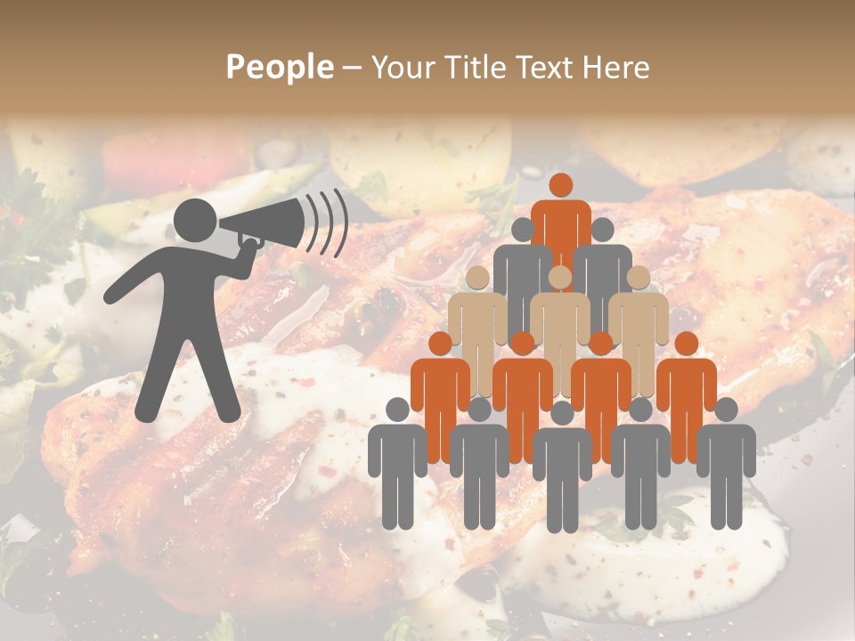 Grill Chop Portion PowerPoint Template