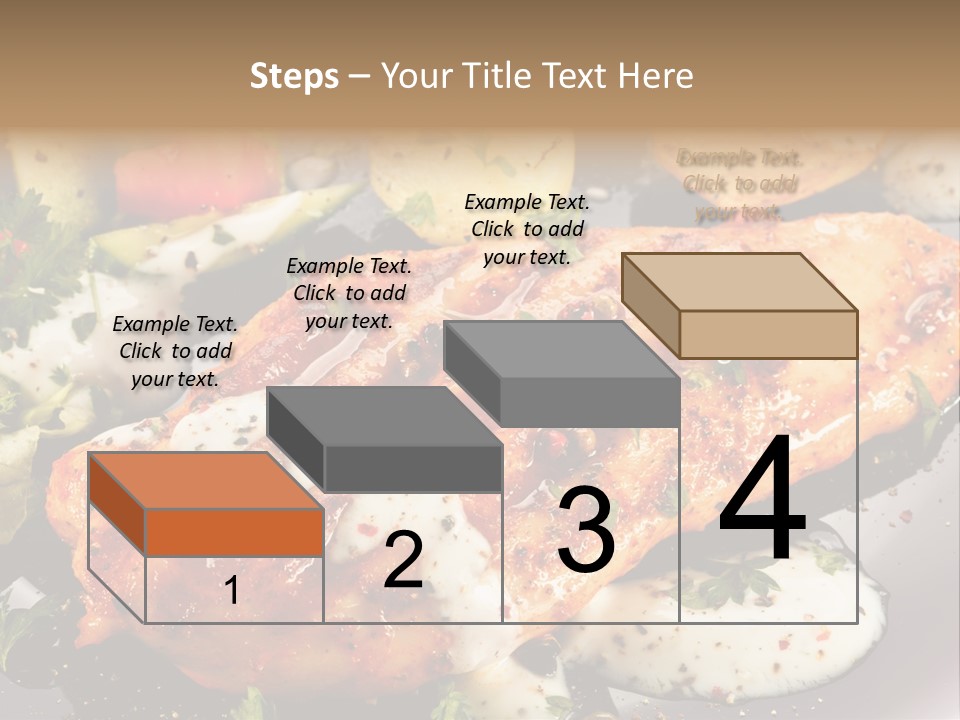 Grill Chop Portion PowerPoint Template