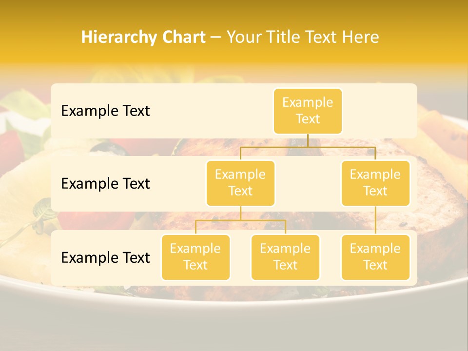 Vegetables Snacks Beefsteak PowerPoint Template