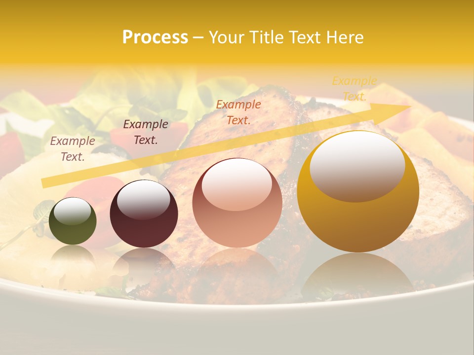 Vegetables Snacks Beefsteak PowerPoint Template