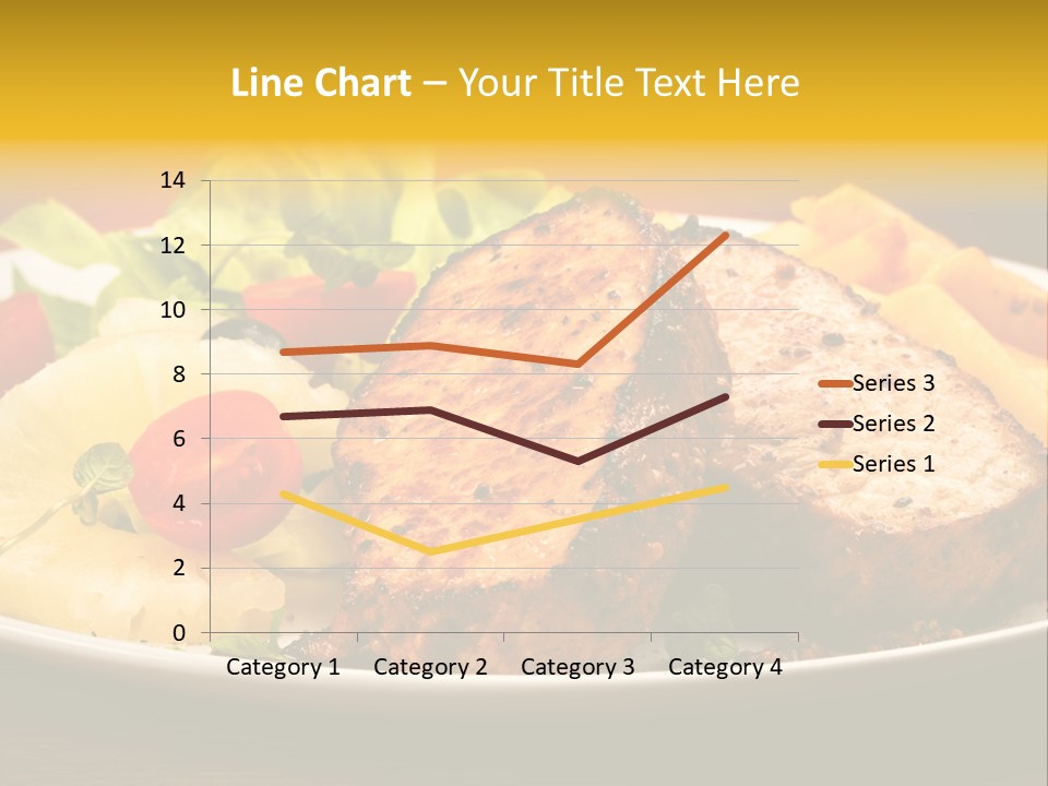 Vegetables Snacks Beefsteak PowerPoint Template