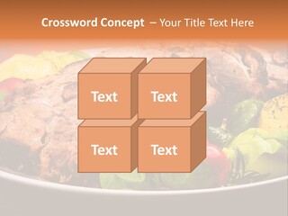 Dish Dinner Basil PowerPoint Template