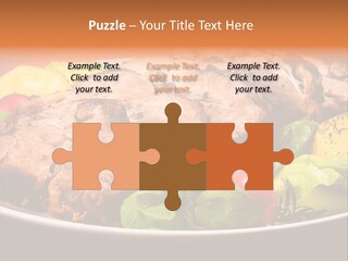 Dish Dinner Basil PowerPoint Template