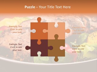 Dish Dinner Basil PowerPoint Template