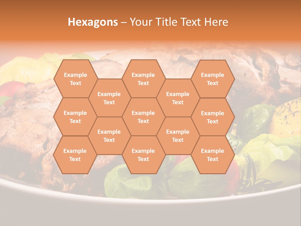 Dish Dinner Basil PowerPoint Template