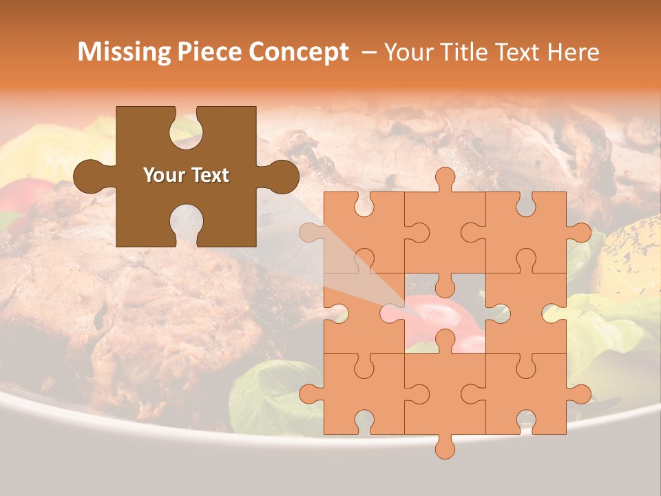 Dish Dinner Basil PowerPoint Template