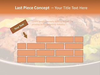 Dish Dinner Basil PowerPoint Template