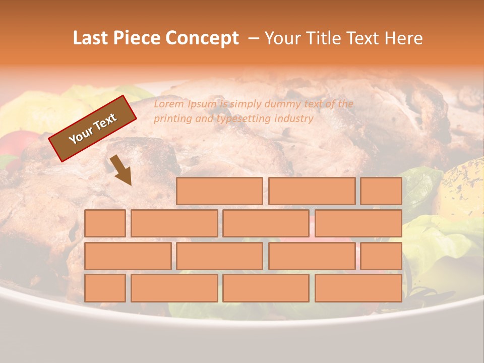 Dish Dinner Basil PowerPoint Template