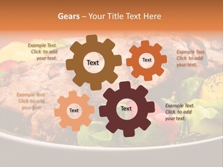 Dish Dinner Basil PowerPoint Template