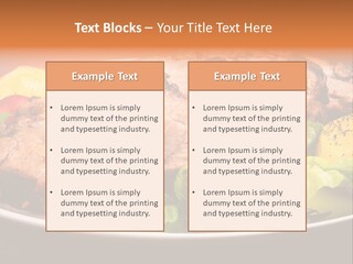 Dish Dinner Basil PowerPoint Template