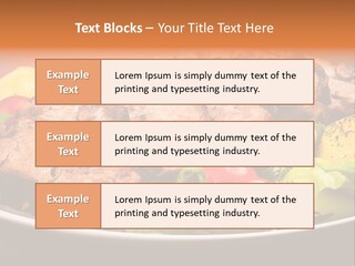 Dish Dinner Basil PowerPoint Template