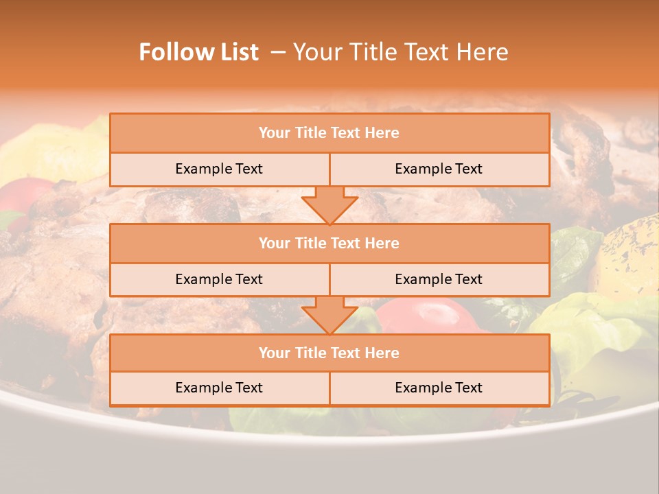 Dish Dinner Basil PowerPoint Template