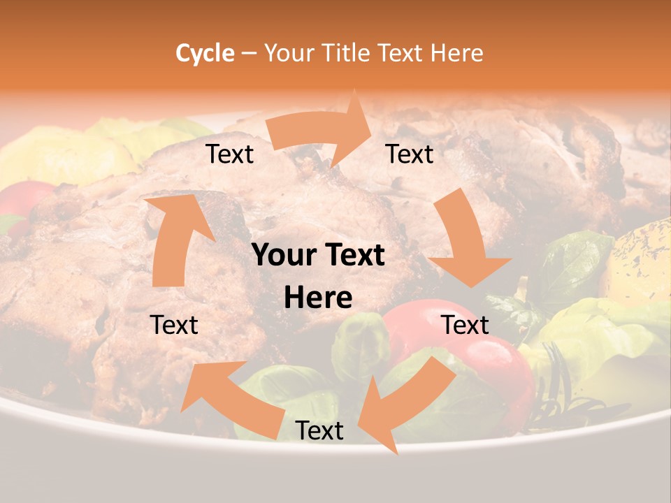 Dish Dinner Basil PowerPoint Template