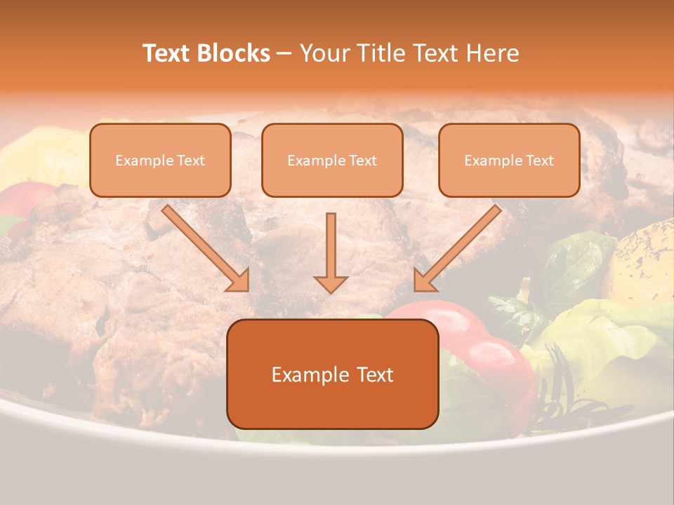 Dish Dinner Basil PowerPoint Template