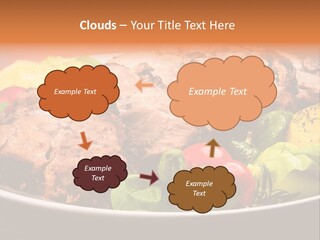 Dish Dinner Basil PowerPoint Template