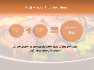 Dish Dinner Basil PowerPoint Template