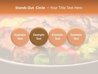 Dish Dinner Basil PowerPoint Template