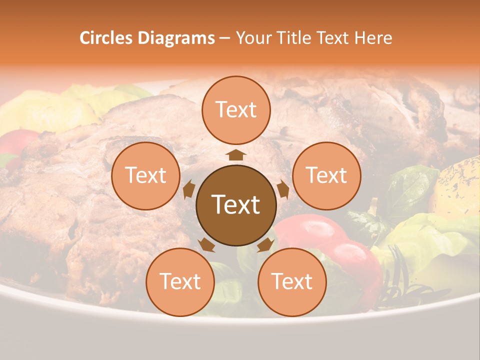 Dish Dinner Basil PowerPoint Template