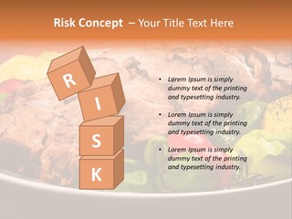 Dish Dinner Basil PowerPoint Template