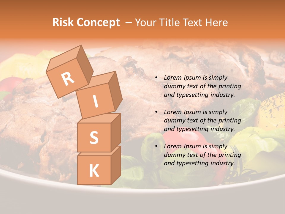 Dish Dinner Basil PowerPoint Template