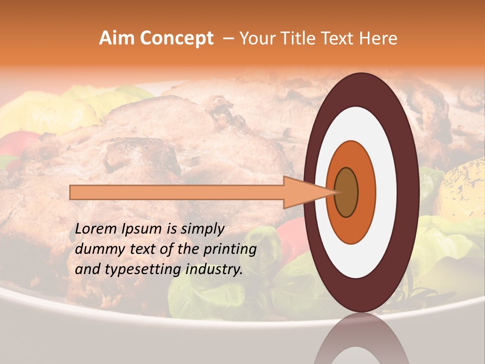 Dish Dinner Basil PowerPoint Template