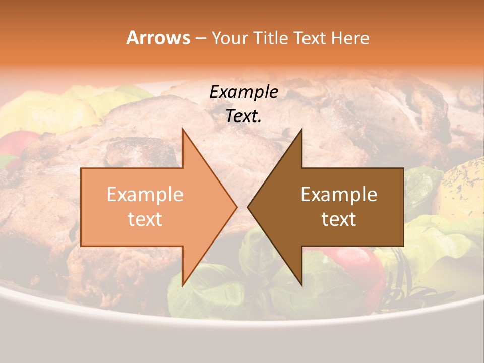 Dish Dinner Basil PowerPoint Template