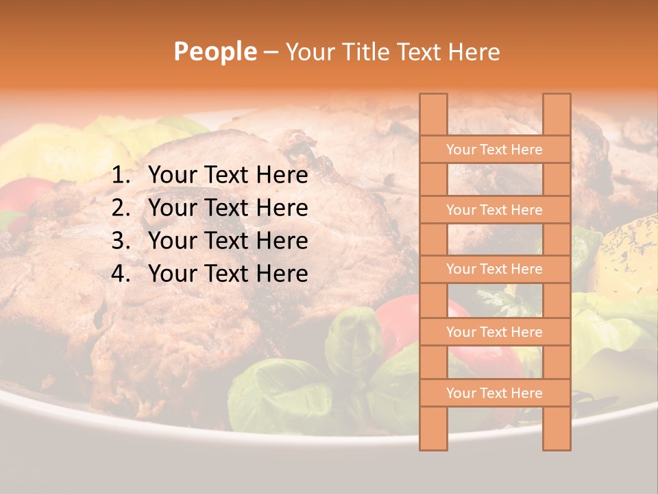 Dish Dinner Basil PowerPoint Template