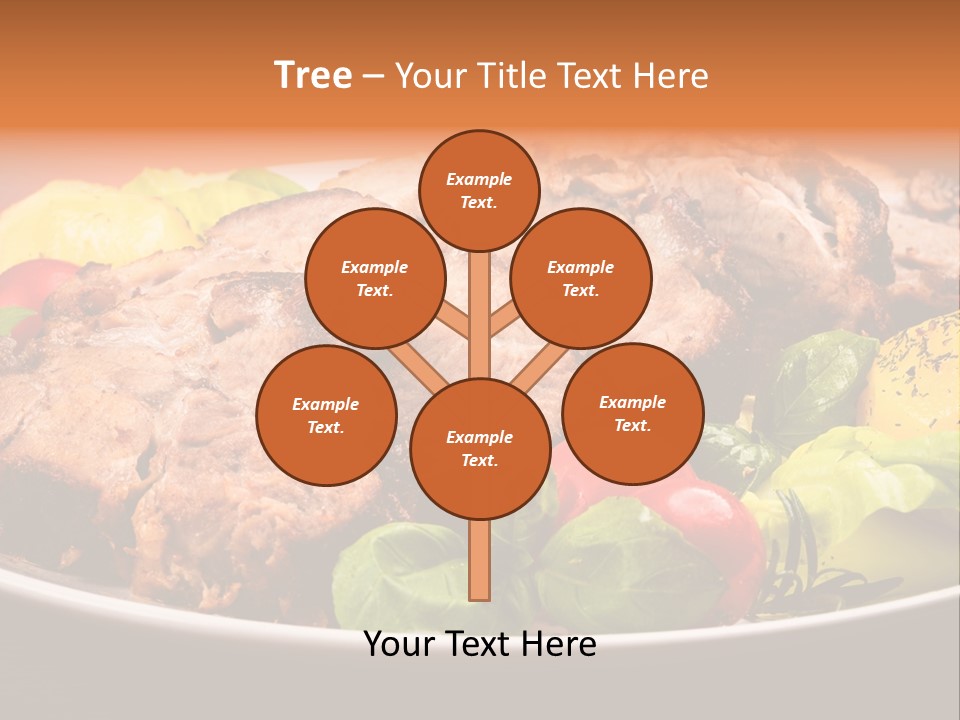 Dish Dinner Basil PowerPoint Template