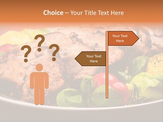 Dish Dinner Basil PowerPoint Template