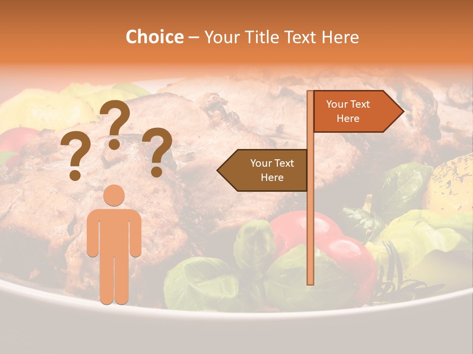 Dish Dinner Basil PowerPoint Template